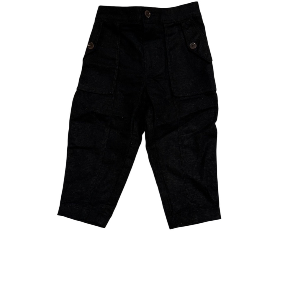 Banana Republic Barrel-Leg Black pant for toddler – Soft Beige (2t)